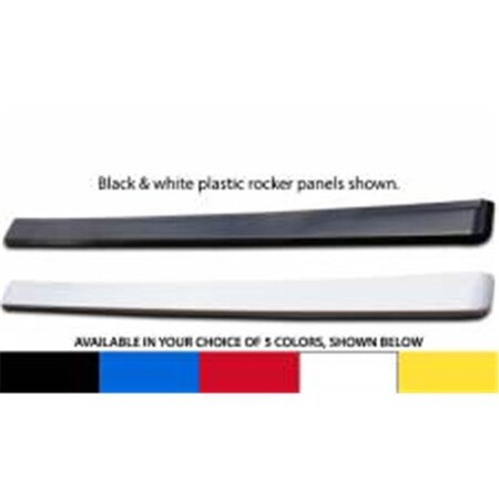 Five Star Mfg Fivestar 000-5501A-R Aluminum Contoured Rocker Panel - Red FIV000-5501A-R